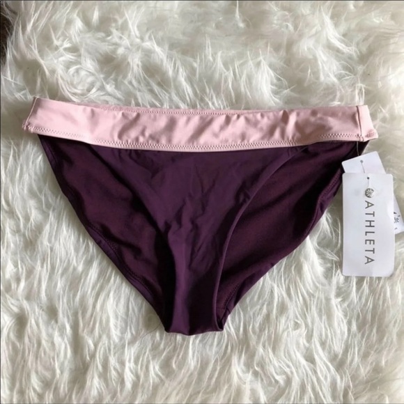 NWT ATHLETA Mod Block Medium Rise Bikini B… - Picture 3 of 3